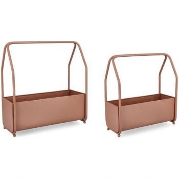 Set di porta piante KEYRA Marrone 2 pezzi