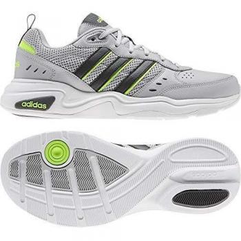 Adidas Herren Strutter Running Shoe, Grey Two F17/Grey Six/Signal Green, 44 2/3 EU