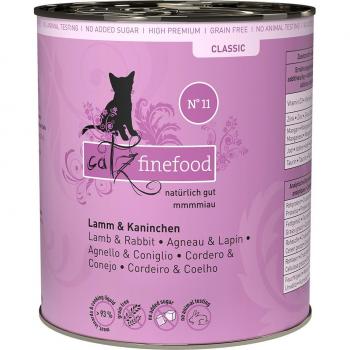 Catz Finefood 6 x 800 g - Lamm & Kaninchen