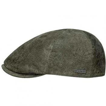 Stetson Herren Flatcap - Oliv, XL (60-61 cm)