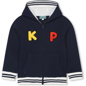 Sudadera Kenzo Kids - Con Capucha, Cremallera, Azul