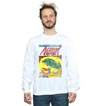 DC Comics Issue #1 Men's White Pullover Hoodie