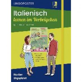 Lingoposter: Italienisch lernen im Vorbeigehen: 10 Lernposter / Paket: Sprachposter + Vokabelkarten + Begleitheft + App (Lingoplanet)