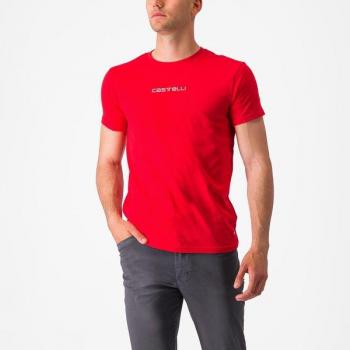 Maglietta Castelli Classico Maniche Corte Rossa - M