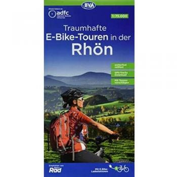 ADFC-Regionalkarte Traumhafte E-Bike-Touren in der Rhön 1:75.000 mit Tagestourenvorschlägen reiß- und wetterfest GPS-Tracks-Download