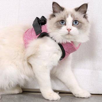 Adjustable Cat Vest Harness with Leash