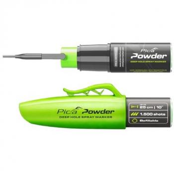 Pica-Tieflochsprühmarker Powder 360° Sprüharm – 5×Sprühkopf + 2×Nachfüllpulver