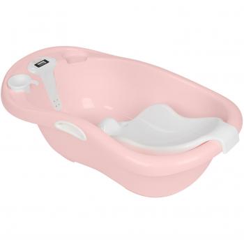 Vaschetta da bagno Kikkaboo Lavera rosa con termometro