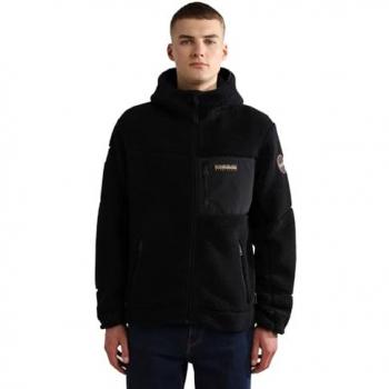 Sudadera Napapijri Yupik con Capucha y Cremallera Negra XL