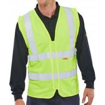 B-Click Fire Retardant BSEEN FR EN ISO20471 VEST S/Y XL