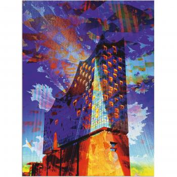 Alu-Dibond Kunstwerk »Elbphilharmonie Hamburg IV«