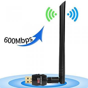 Ricevitore WiFi USB Dual Band da 5dBi per Collegamento a Lunga Distanza