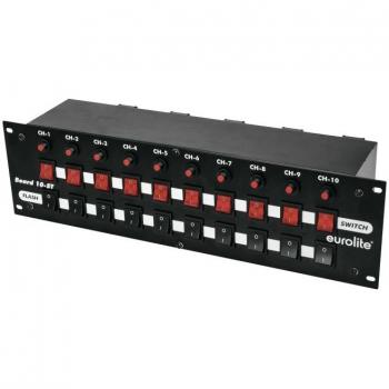 EUROLITE - Scheda 10-st con 10x Presa di Sicurezza