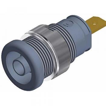 SKS Hirschmann SEB 2610 F4,8 Safety jack socket Socket, vertical vertical Pin diameter: 4 mm Grey 1 pc(s)