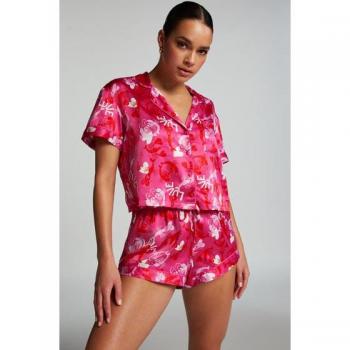 Hunkemöller Pantalón Satin Rosa para Dormir
