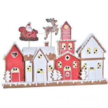 Décoration festive - DKD Home Decor - Standard - Résine - 41x7,5x27 cm