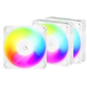 Arctic Freezer P12 Pro RGB White 120mm Standard Fan – 3 Pack