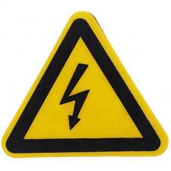 Electrical Shock Hazard Warning Sticker Adhesive Labels