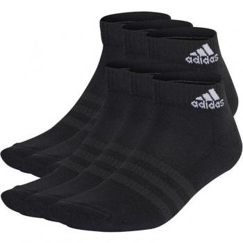 Calcetines Adidas Cushioned Sportswear Negro Puro 6 Pares