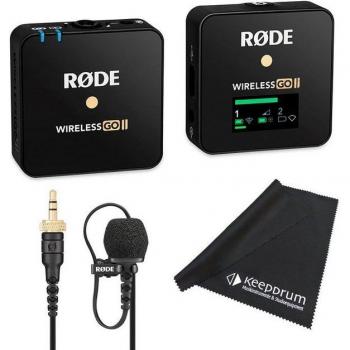 RØDE Wireless GO II Single – Lavalier‑Microphone mit Tuchabdeckung