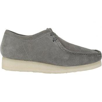Zapato Clarks Wallabee Gris Original Hombre