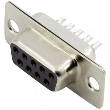 DS1033 37-Pin 180° D‑SUB Socket – Connfly