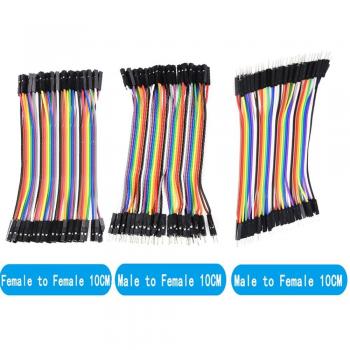 40-120PCS Dupont Jumper Wires 10CM Male to Female