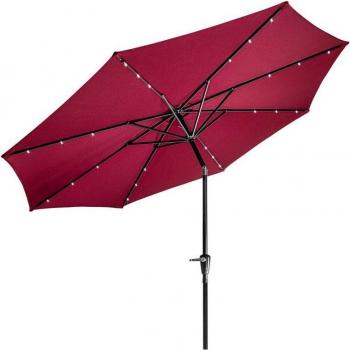 Parasol suspendu avec housse STILISTA - Ø 300 cm - Rouge