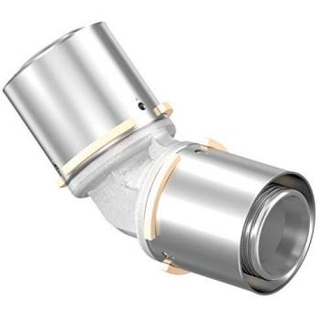 Coude 45° S-Press 50-50 - UPONOR - Acier Multicouche
