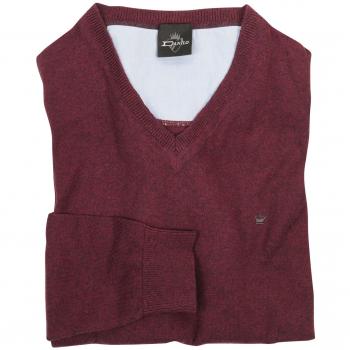 V-Pullover TIM bordeaux, XL - 415002-30 GR