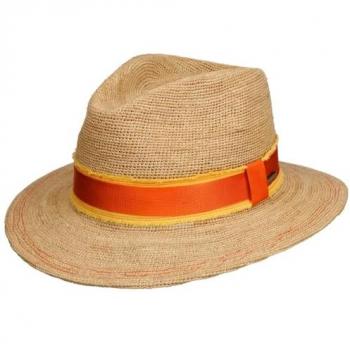 Stetson Crochet Raffia Straw Hat - Women's - Nature - L
