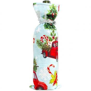 Christmas Champagne Bottle Sleeve