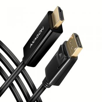 AXAGON DP‑to‑HDMI Active Cable – 4K/30Hz, 1.8 m