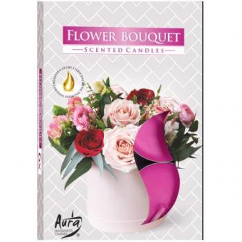 Blomsterbukett Doftljus 6 st