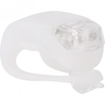 Lampe de vélo LED en silicone, étanche, avant et arrière, avec batterie