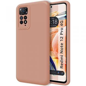 Funda Silicona Líquida Ultra Suave Xiaomi Redmi Note 12 Pro 4G Rosa