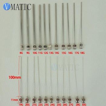 10pcs CE Approved Metal Dispensing Tips, 10G-30G, 10cm