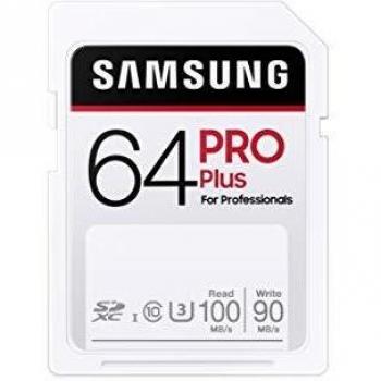 Samsung PRO Plus 64GB SDXC UHS-I U3 100MB/s Full HD Speicherkarte