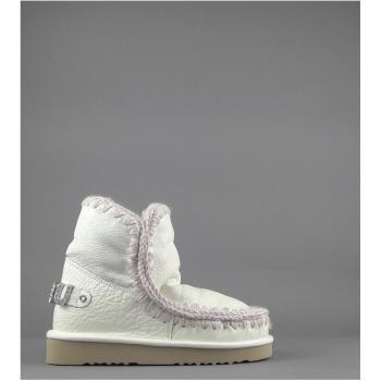 Stivale Eskimo 18 Logo Strass Bianco