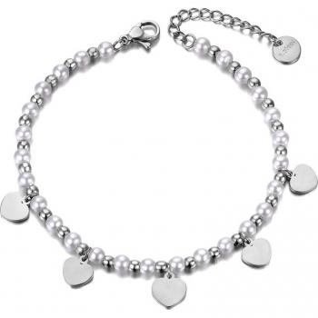 Lokaer Pulsera Bohemia Perla Simulada