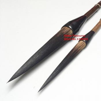 Set de 2 Pinceles de Tinta China con Pelo Largo