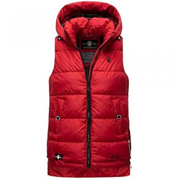 MARIKOO Damen Bodywarmer Steppweste mit Kapuze Zarinaa
