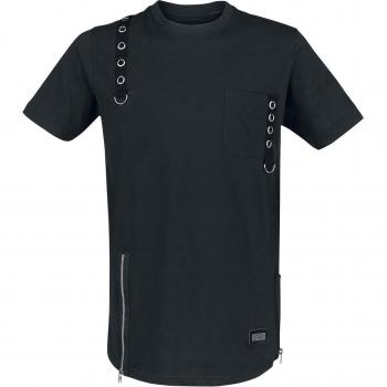 Camiseta Gótica Vixxsin Jash S 4XL Negro