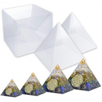 Große Harz-Pyramide Formen von Lassen’S – Silikon für Orgonite und Orgon-Schmuck