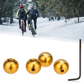 4Pcs Bicycle Brake Cable End Crimps Multi-Color Aluminum Alloy