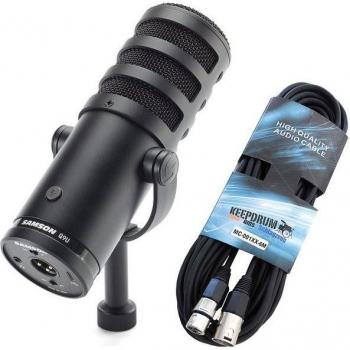 Samson Q9U Broadcast Mikrofon mit USB und XLR Anschluss