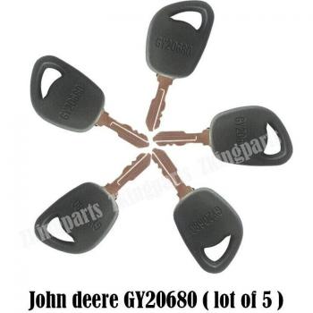 GY20680 Ignition Key for John Deere Lawn Equipment (Lot of 5)