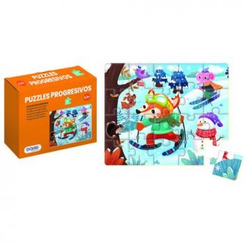 Puzzle per bambini Dohe - 20 pezzi - Neve - Stimola l'immaginazione