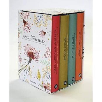 Reclams Märchenschatz: Vier Bände im Schuber: Hans Christian Andersen: Märchen und Geschichten | Ludwig Bechstein: Deutsches Märchenbuch | Brüder ... Auswahl | Wilhelm Hauff: Sämtliche Märchen