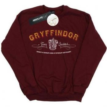 Felpa Grifondoro Quidditch per uomo, colore borgogna